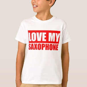 Lustige Saxophon T-Shirt