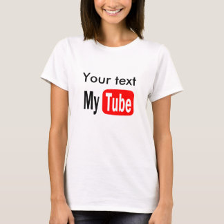 Lustige Schablone YouTube, tun es sich, populär T-Shirt