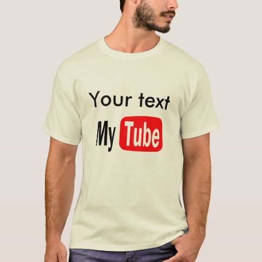 Lustige Schablone YouTube, tun es sich, populär T-Shirt (Vorderseite)