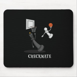 Lustige Schachmatt Schach Spielbrett König Bauer  Mousepad