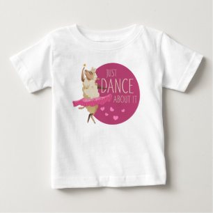 Lustige Schaf-Nachricht - Tanz einfach darüber 1 Baby T-shirt