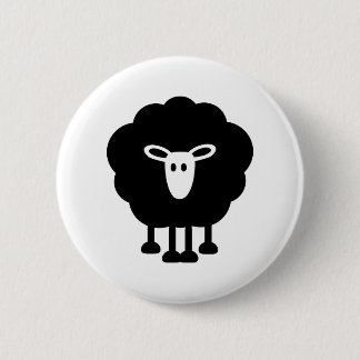 Lustige Schafe Button