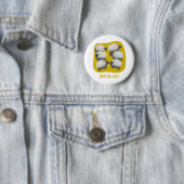 Lustige Schafe „Was soll die Herde?“ Button (Beispiel)