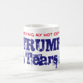 Lustige Schale Risse des Trumpfs Kaffeetasse (Mittel)