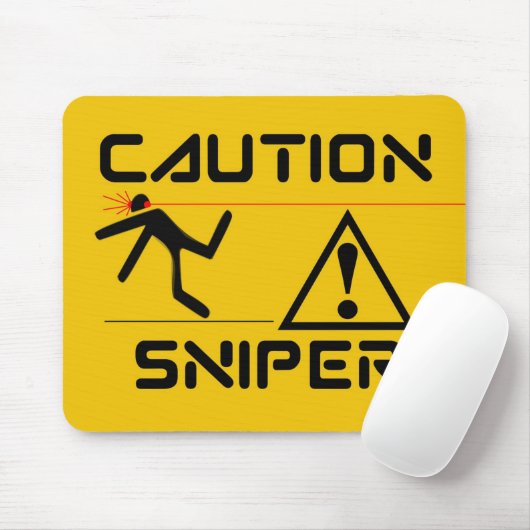 Lustige Scharfschütze Mousepad (Mit Mouse)