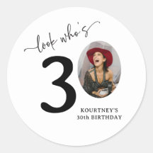 Lustige 'Schau mal, wer 30 ist' Stylische 30. Gebu