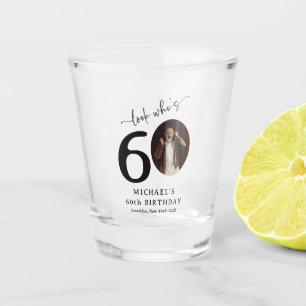 Lustige 'Schau, wer 60 ist' stilvolle 60. Geburtst Schnapsglas