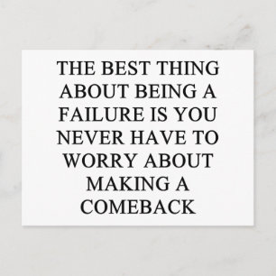 Lustige Scheidungsidee für Sie Postkarte