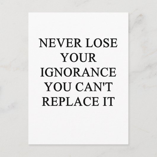 Lustige Scheidungsidee für Sie Postkarte (Vorderseite)