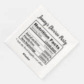 Lustige Scheidungsparty-Geschenke Neuer Anfang Sin Serviette (Ecke)