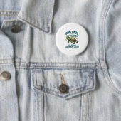 Lustige Schildkröte, die mit sich selbst spricht, Button (Beispiel)