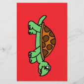 Lustige Schildkröte Flyer (Hinten)