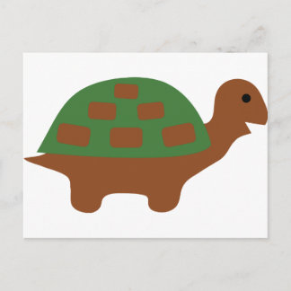 lustige Schildkröte Postkarte