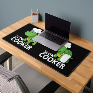Lustige Schildkröte Slow Cooker Kochende Küchenche Schreibtischunterlage