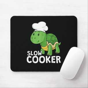 Lustige Schildkröte Slow Cooker Kochende Tortuga Mousepad