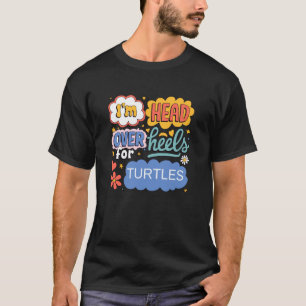 Lustige Schildkröten Ästhetische Retro-Pop-Art für T-Shirt
