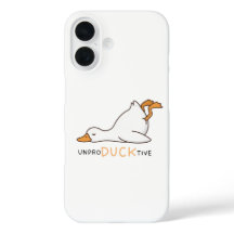 Lustige schlafende Ente Unproducktive Niedliche Ca