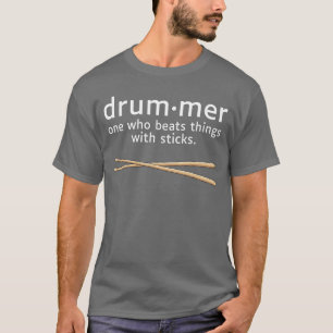 Lustige Schlagzeuger-Definition Percussion-Musik D T-Shirt