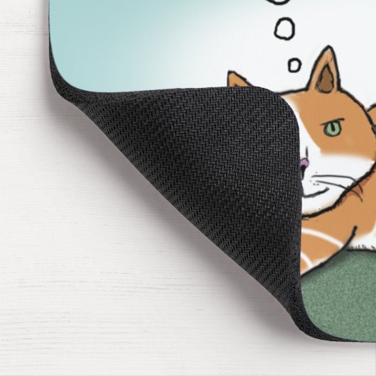 Lustige schlechte Miezekatze Mousepad (Ecke)