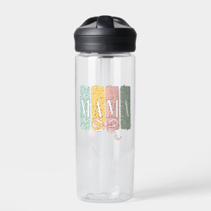 Lustige Schleife Coquette Mama Blumen Muttertag Trinkflasche