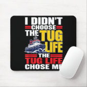 Lustige Schlepperbesatzung Kapitän Hafenboot Mousepad (Mit Mouse)