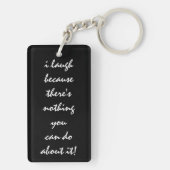 Lustige Schlüsselkette für Bruder Schlüsselanhänger (Rückseite)