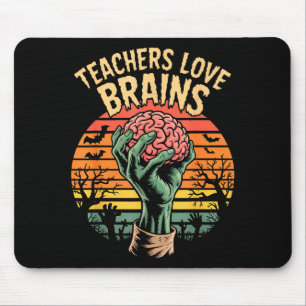 Lustige Schlüsselzitat Alle Lehrer lieben Gehirne Mousepad