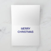 lustige Schneemannweihnachtskarte Feiertagskarte (Innenseite)