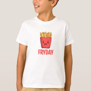 Lustige Schnellimbiss-Pommes-Frites TGIF T-Shirt
