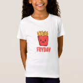 Lustige Schnellimbiss-Pommes-Frites TGIF T-Shirt (Vorderseite)
