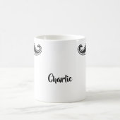Lustige Schnurrbart-Name-Tassen Kaffeetasse (Mittel)