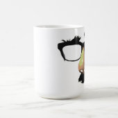 Lustige Schnurrbart-Tasse Kaffeetasse (Mittel)