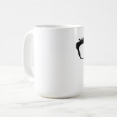 Lustige Schnurrbart-Tasse Kaffeetasse (Vorderseite Links)