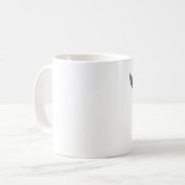Lustige Schnurrbart-Tasse Kaffeetasse (Vorderseite Links)