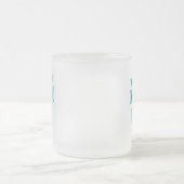 lustige Schnurrbarteule Mattglastasse (Mittel)