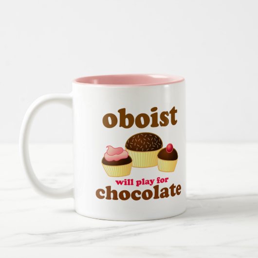 Lustige Schokolade Oboe Tasse (Links)
