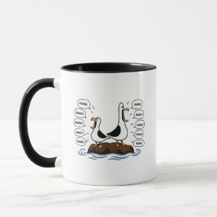 Lustige schreiende Möwen Mama Tasse