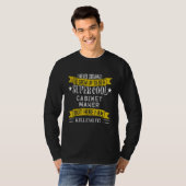 Lustige Schreinerschuhe Berufstitel Berufe T-Shirt (Vorne ganz)
