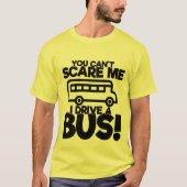 lustige Schulbusfahrer erschrecken Wortart T-Shirt (Vorderseite)