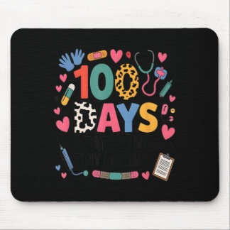 Lustige Schulkrankenschwester 100 Tage kleine Mens Mousepad