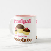 Lustige Schulvorsteher-Tasse Zweifarbige Tasse (Vorderseite Links)