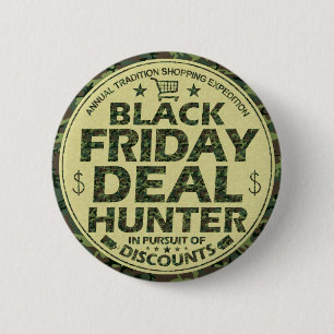 Lustige schwarze button