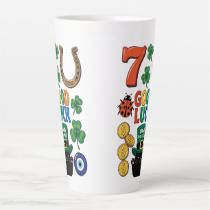 Lustige schwarze Katze Glücksbringer St. Patrick's Milchtasse