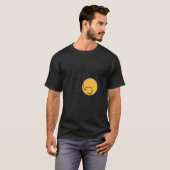 Lustige schwarze Katze T-Shirt (Vorne ganz)