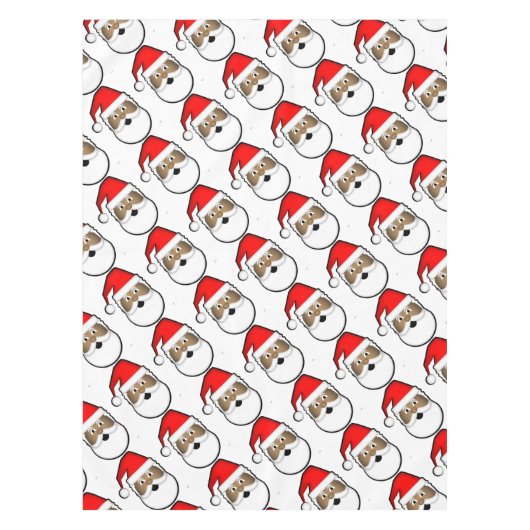 Lustige schwarze Sankt Tischdecke (Vorderseite)