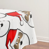 Lustige schwarze Sankt Tischdecke (Beispiel)