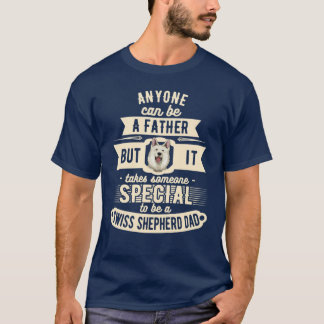 Lustige Schweizer Schäferhund-Vater-Geschenkidee l T-Shirt