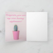 Lustige Schwiegermutter-Karte Karte (Innenseite)