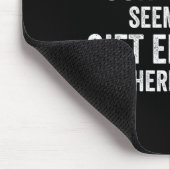 Lustige Schwiegermutter Sarkastischer Humor Zitat  Mousepad (Ecke)