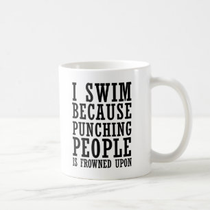 lustige Schwimmmeme Kaffeetasse